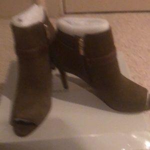 Marc Fisher open toe booties